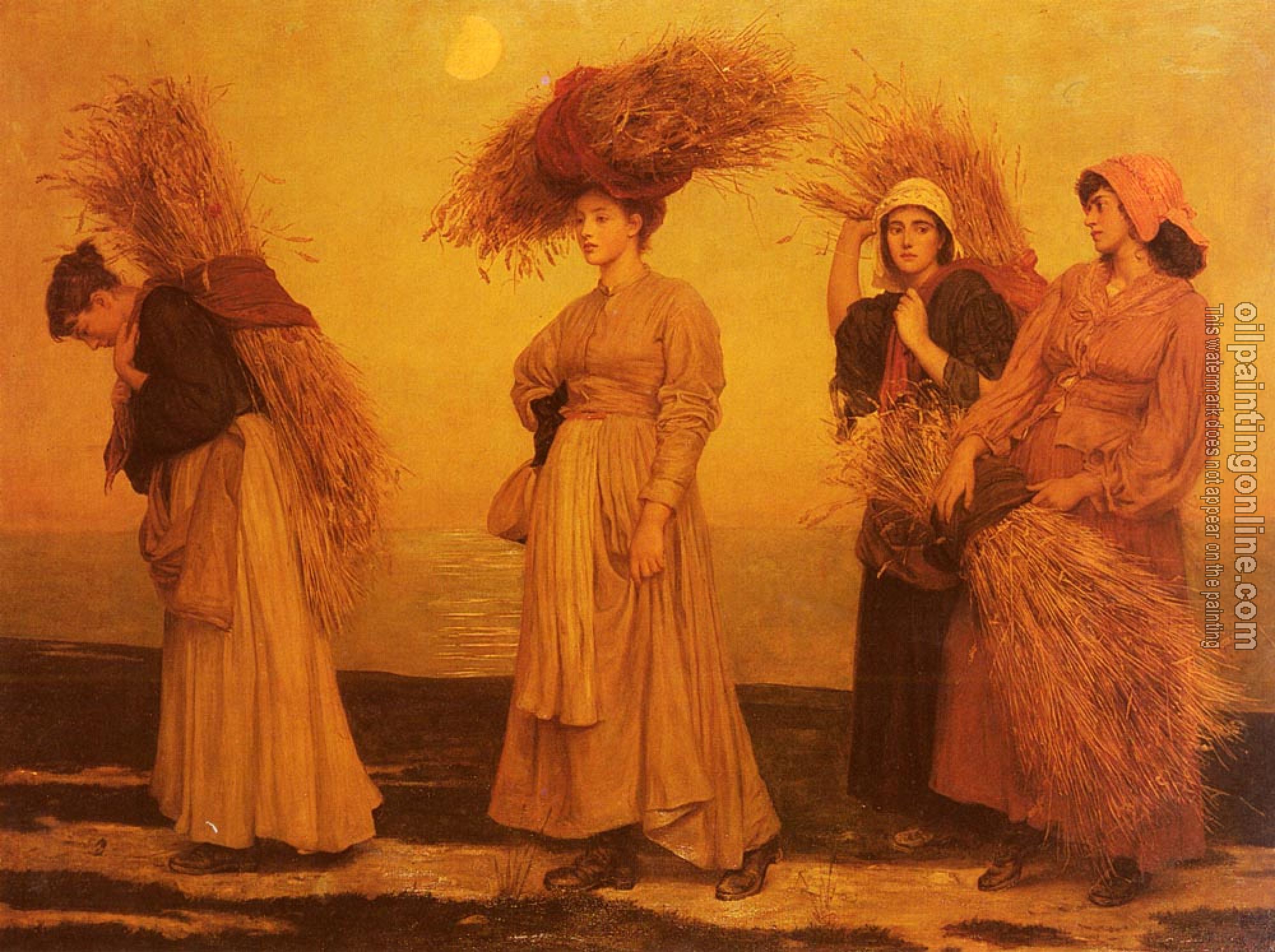 Prinsep, Valentine Cameron - Home From Gleaning
